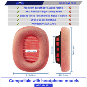 AHG installation video guide for pink AirPods Max ear pads with magnets