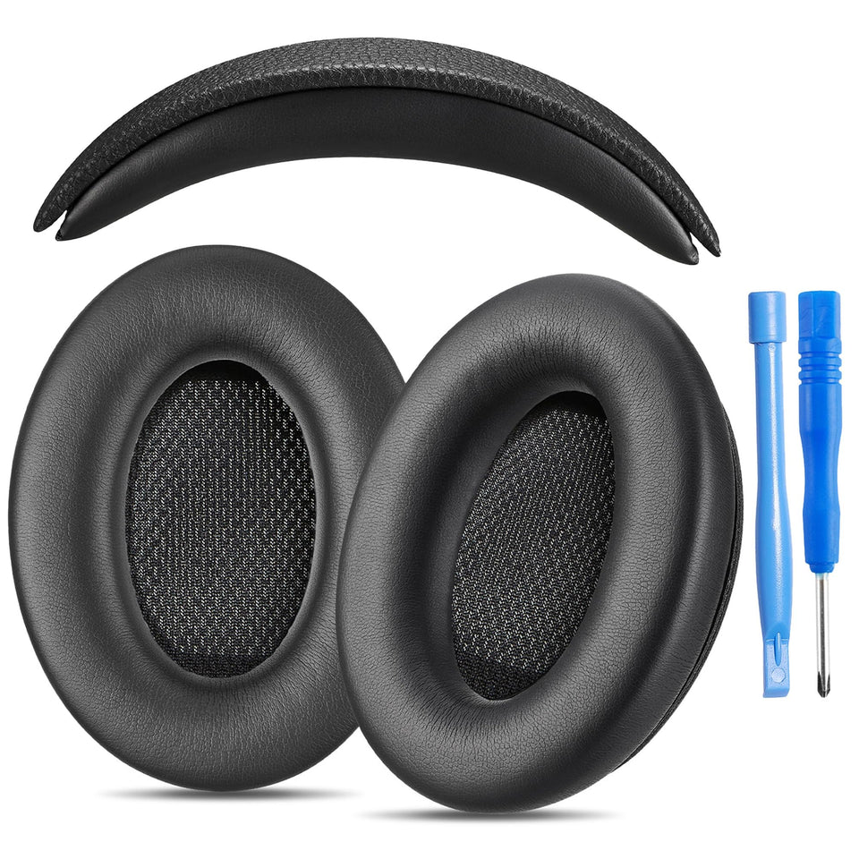 AHG Accessory House Global QC2 QC15 ear pads front view for extended comfort.