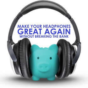 AHG QC2 QC15 ear pads side view to reduce fatigue with thicker rim.