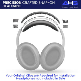 AHG QC2 QC15 headband pad front view with extra thick cushioning.
