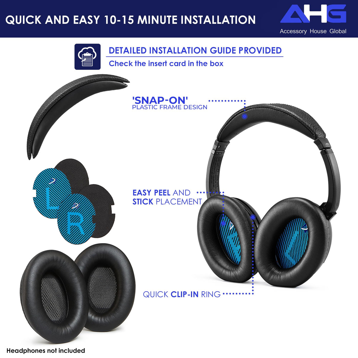 AHG QC2 QC15 kit-installation video shot for quick do-it-yourself upgrade.