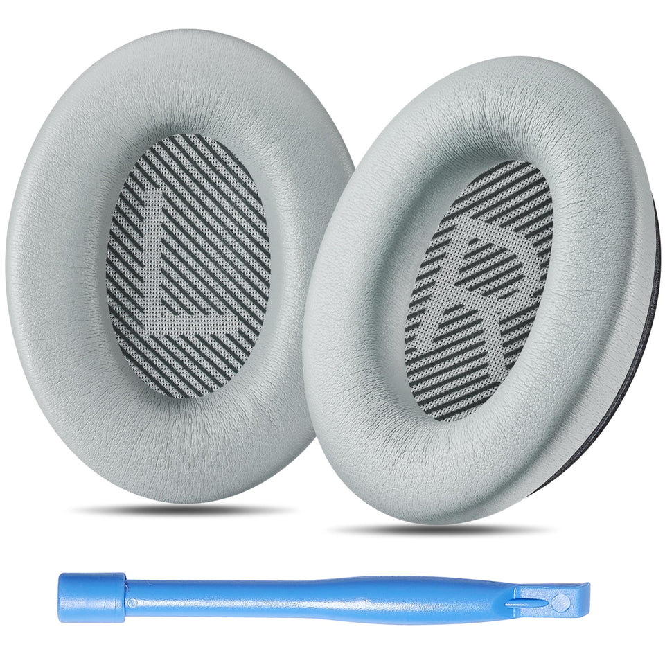AHG QC35 II gray ear pads offer plush comfort for long listening sessions.
