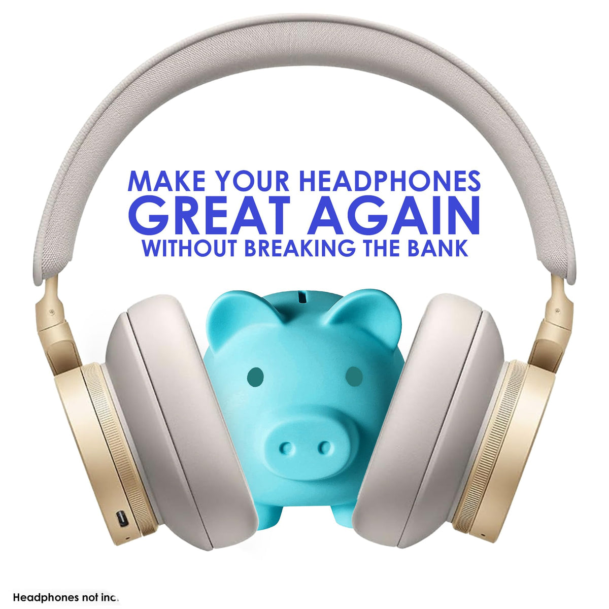 AHG Accessory House Global ear pads fitted on headphones in use for improved all-day comfort