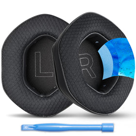 AHG Crossfade ear pads head-on view for lasting comfort during long listening sessions.