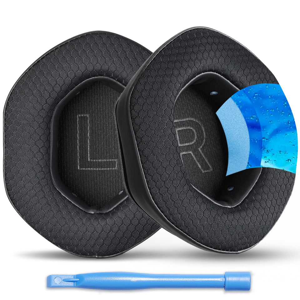 AHG Crossfade ear pads head-on view for lasting comfort during long listening sessions.