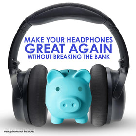 AHG QC45 hybridseal pad reducing sound leakage for crisper audio.
