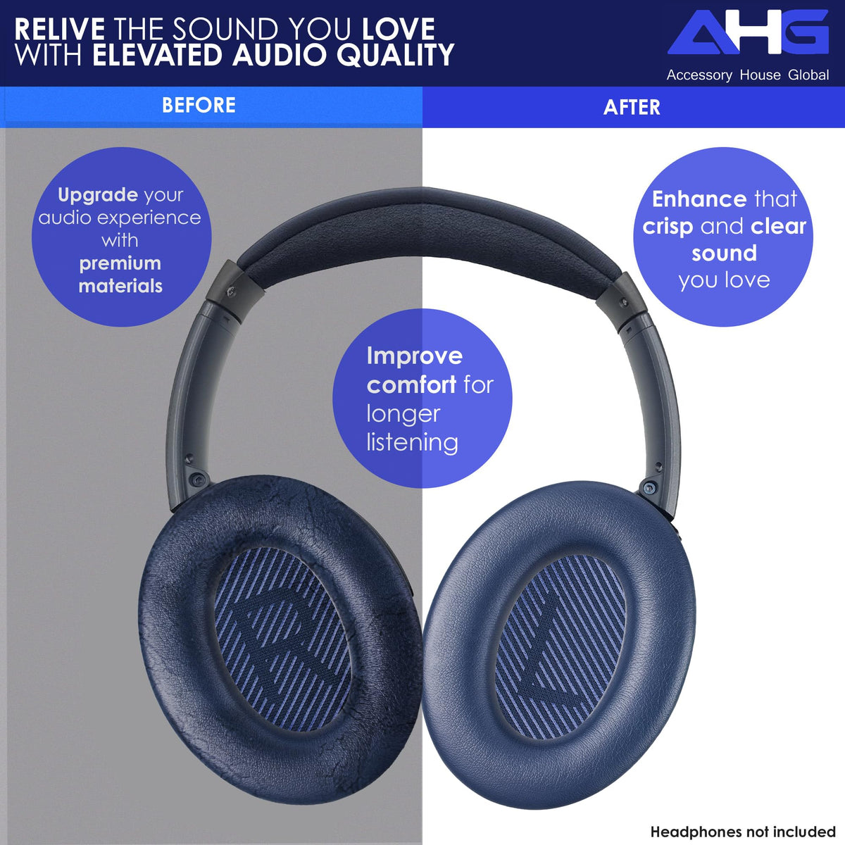 AHG protein leather surface provides soft touch and premium feel