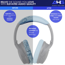 AHG FlexiSoft memory foam contours to ears