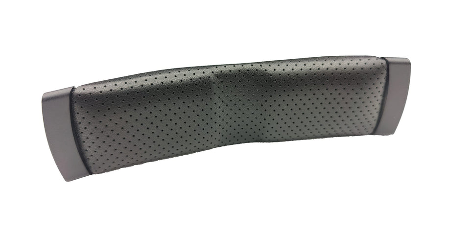 AHG headband close-up highlighting premium perforated sheepskin for HD800 comfort