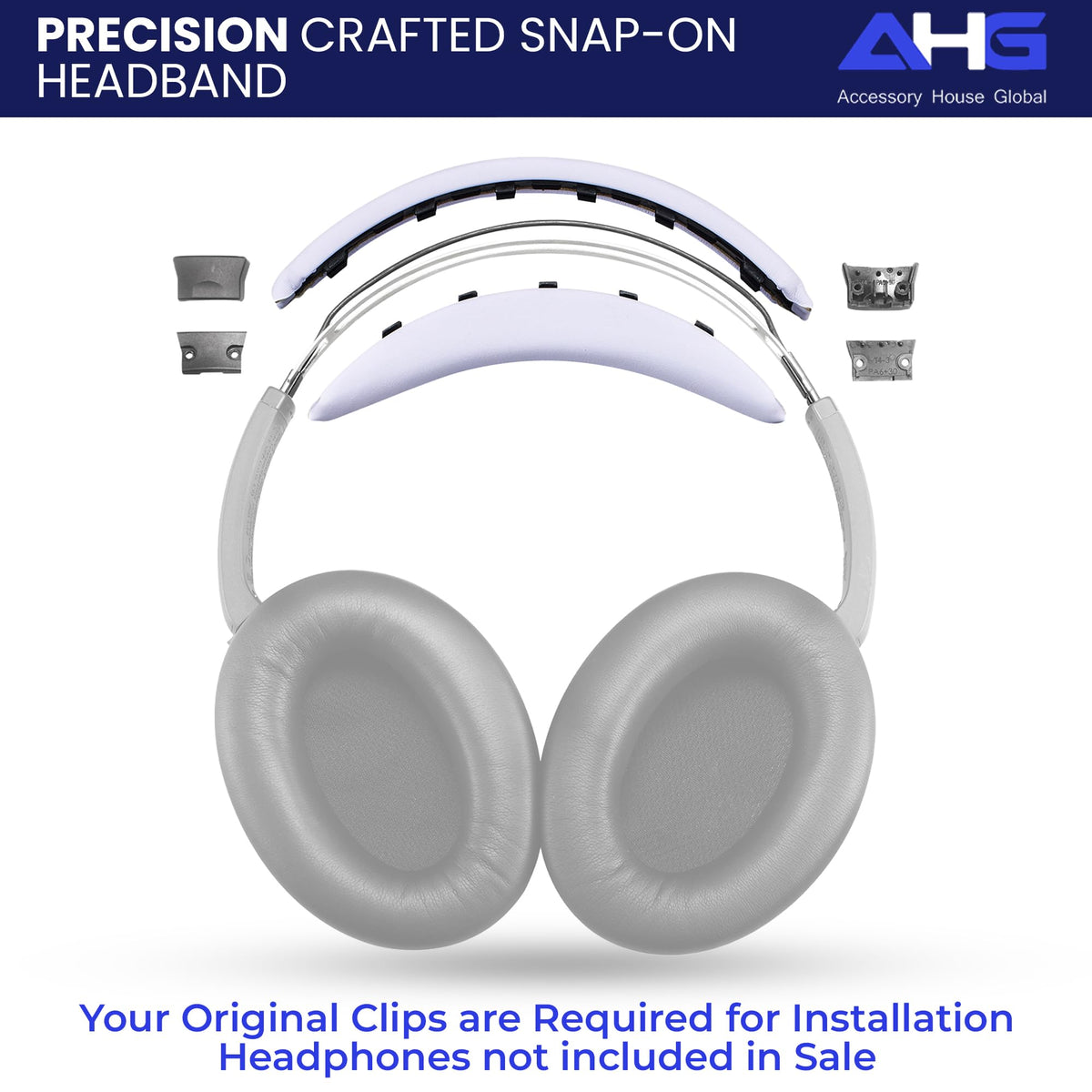 AHG Lilac headband foam detail indicates resilient support.
