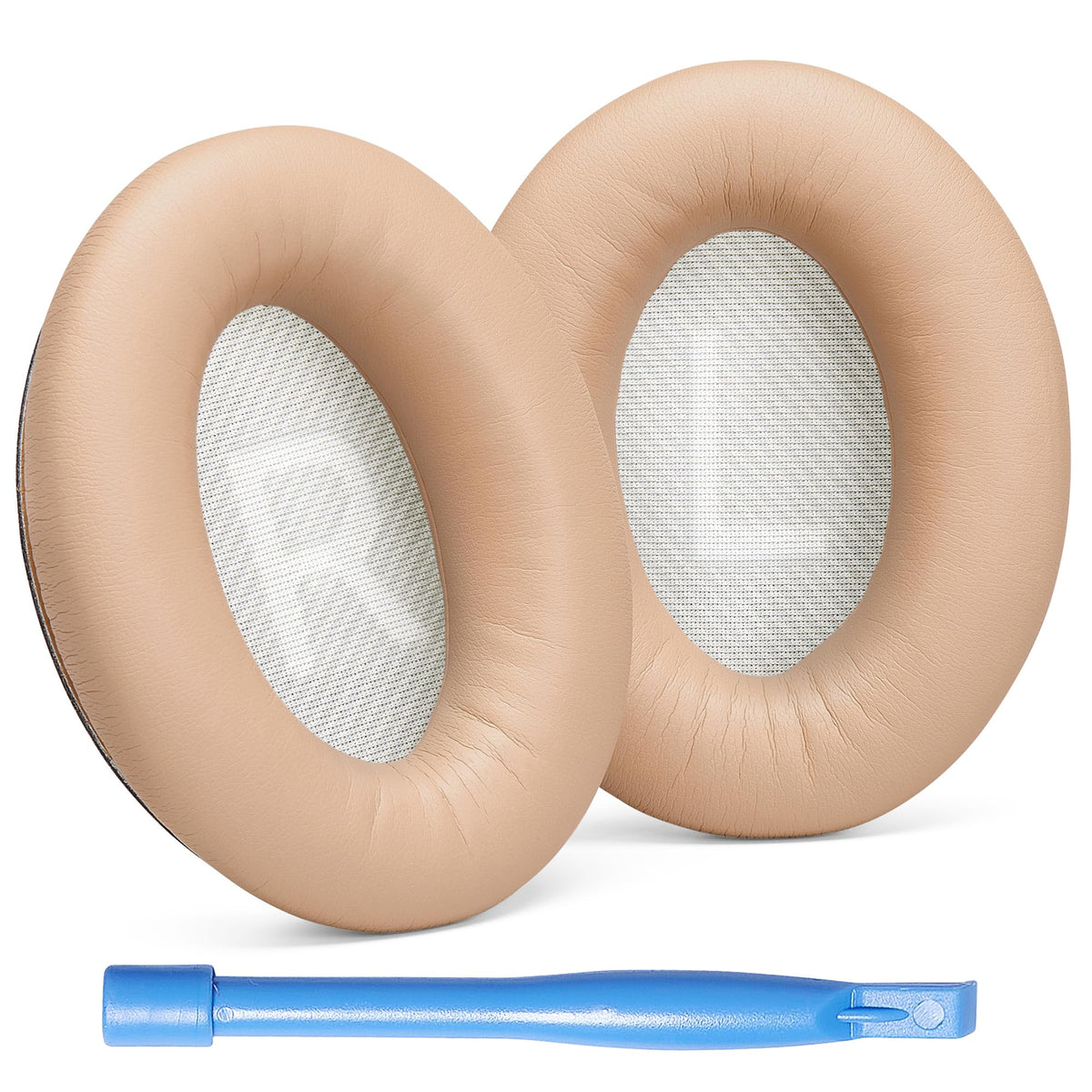 AHG premium SoundLink AE2 ear pads beige with soft protein leather for lasting comfort.