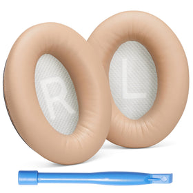 AHG premium SoundLink AE2 ear pads beige with soft protein leather for lasting comfort.