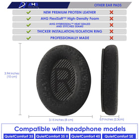 AHG QC35 ear pads installation video guides a quick replacement.
