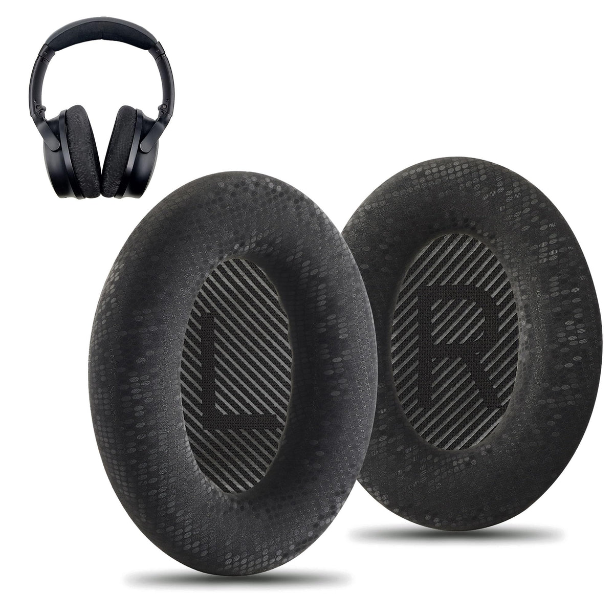 AHG QC35 mosaic leather ear pads refresh comfort and style for Bose QC35.