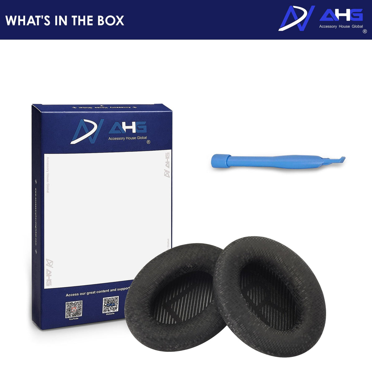 AHG QC35 mosaic ear pads deliver premium daily comfort.