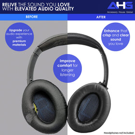 AHG SoundLink AE2 ear pads being installed quickly in minutes.
