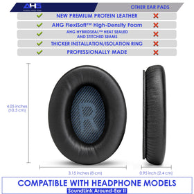AHG SoundLink AE2 headband pad stitching demonstrates durability.