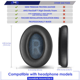 AHG HybridSeal stitching on AE2 pads ensures durable seams and longer life.