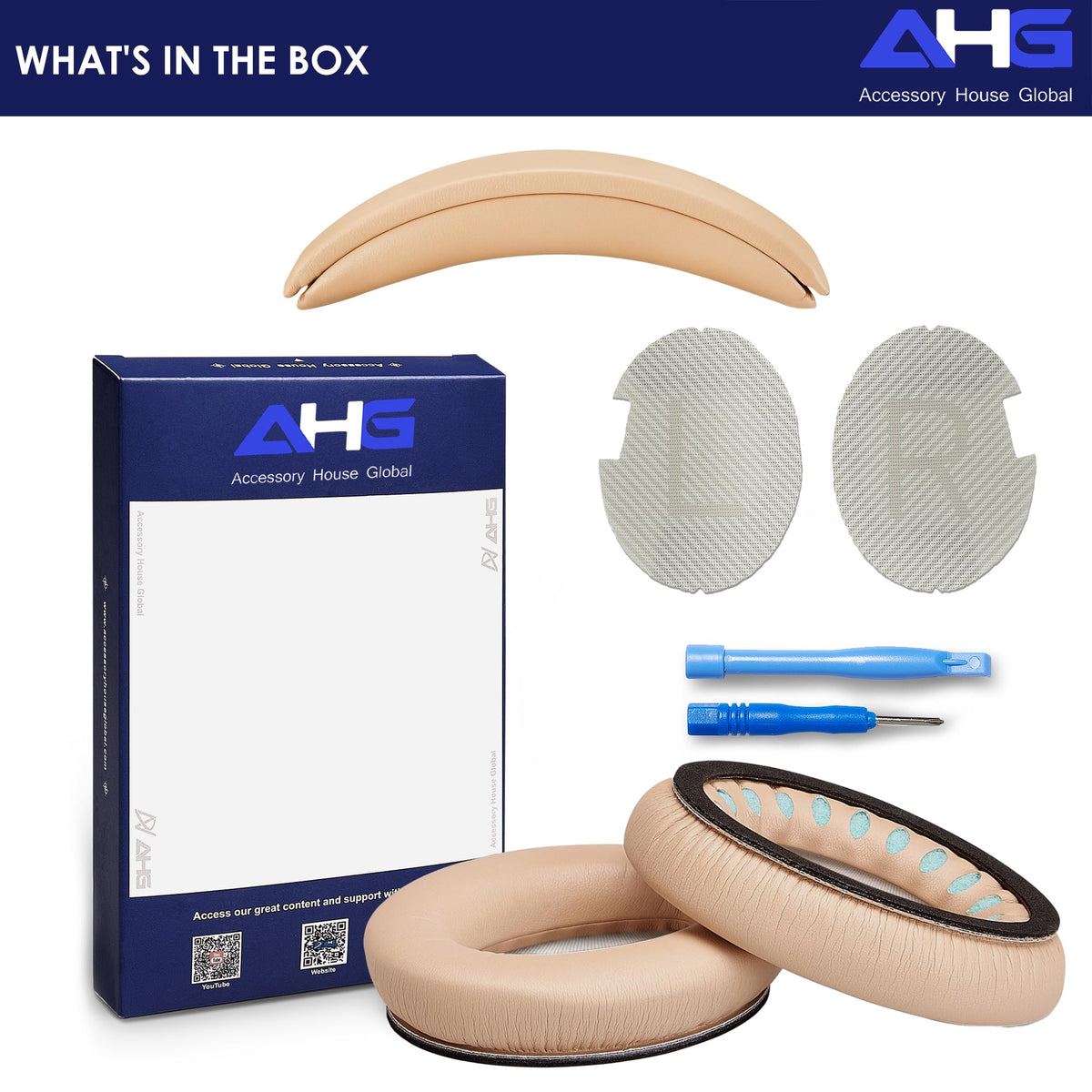 AHG SoundLink AE2 packaging and accessory layout ready for simple replacement