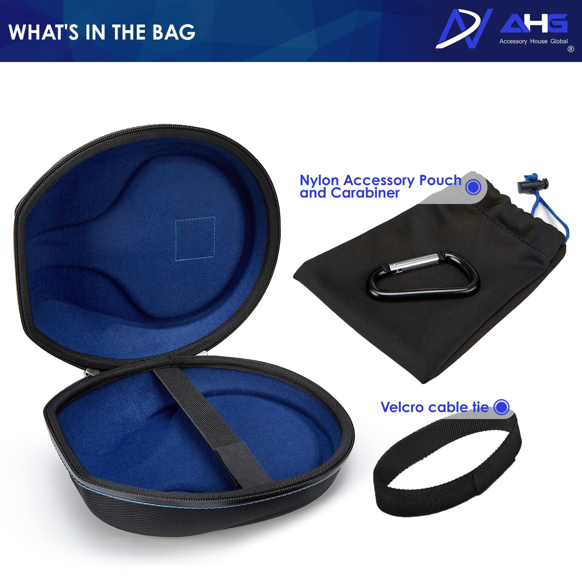 AHG Spartan case central compartment keeps accessories organized and accessible.