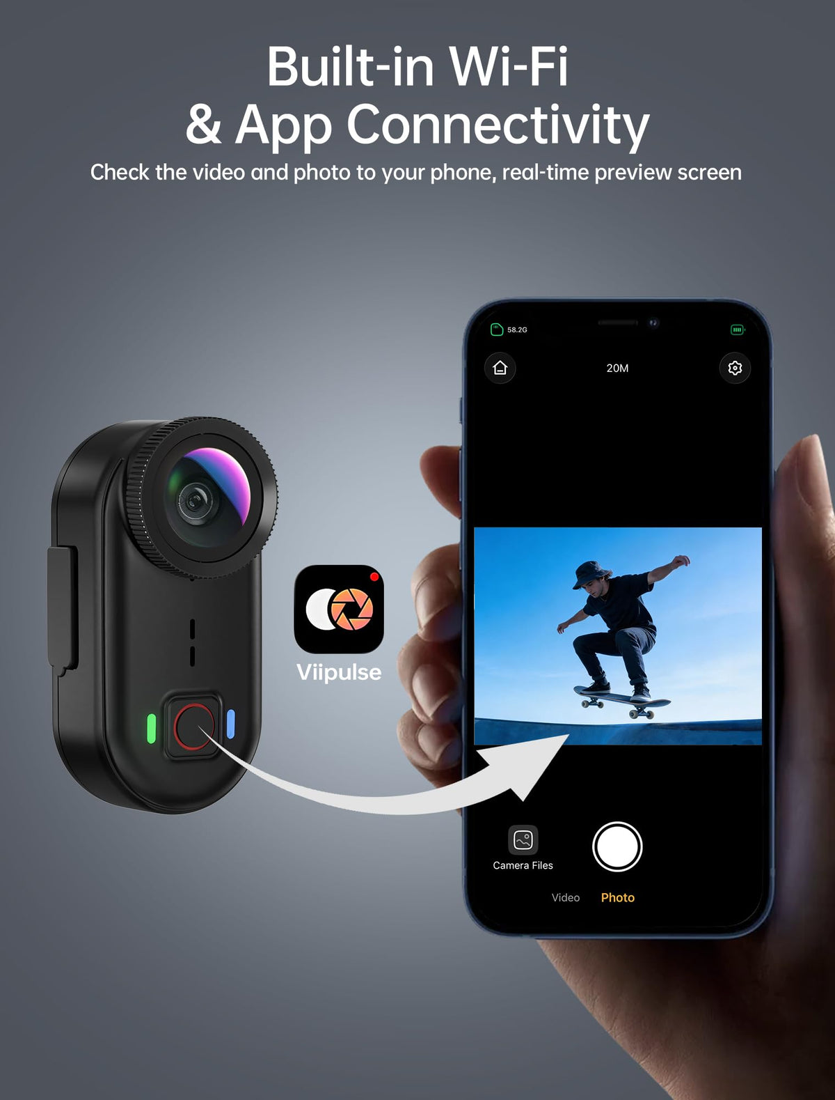 Ahlirmoy IP68 waterproof rating for rain, splashes, and shallow water shoots