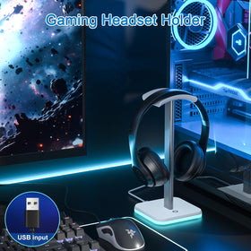 Ahonnpely aluminum hanger provides sturdy support for heavier headphones