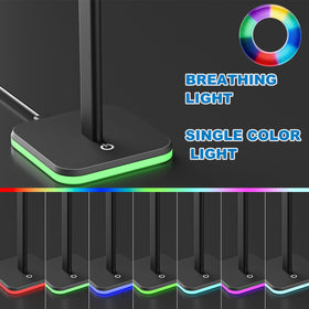 Ahonnpely headphone stand base features silicone pad for stable placement