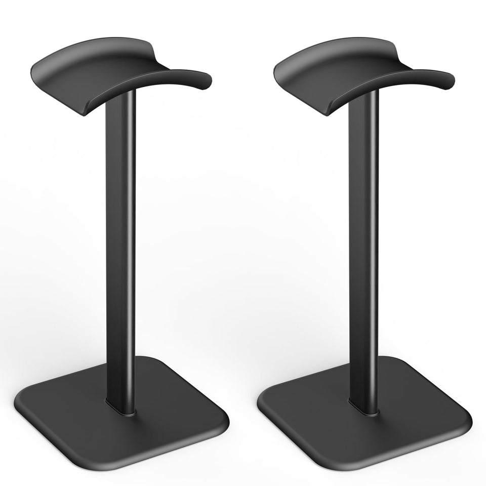 Ahonnpely headphone stand with aluminum hanger keeps headphones organized and accessible.
