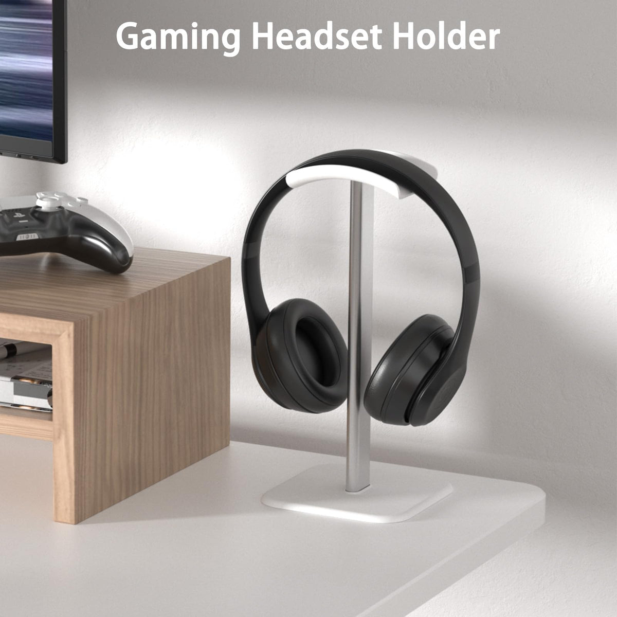 Ahonnpely minimalist desk stand complements modern office decor.