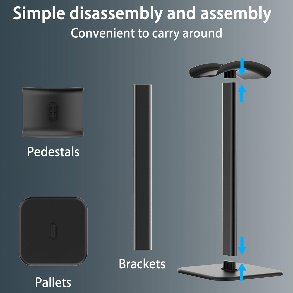 Ahonnpely minimalist desk stand for home or office use.