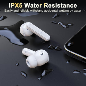 AHORALA earphones Bluetooth-5.4 for stable connections across devices