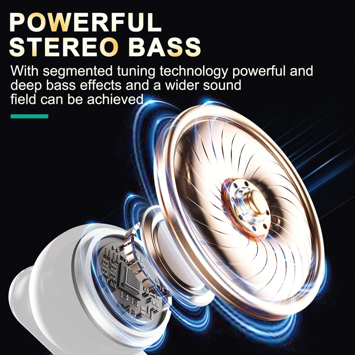 AHORALA earphones ergonomic-design-fit for secure all-day comfort