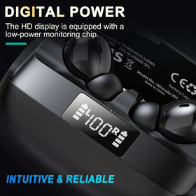 AHORALA earbuds mic call clarity for clearer conversations.