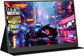 AHXJKA front view showing crisp 15.6 inch FHD display for clearer work