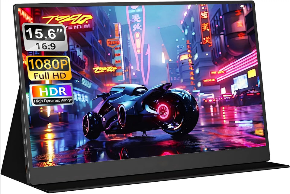 AHXJKA front view showing crisp 15.6 inch FHD display for clearer work