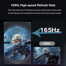 AHXJKA monitor shows 133% sRGB and HDR for richer color detail