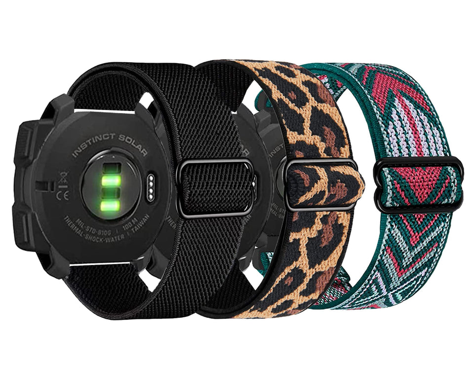 AHXLL front packaging showing three compatible replacement bands and benefits