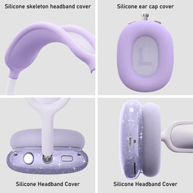 Aiaabq AirPods Max case provides anti-fingerprint silicone protection.