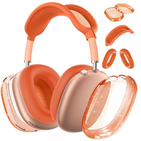 Aiaabq AirPods Max case cover front view showing scratch-resistant silicone protection