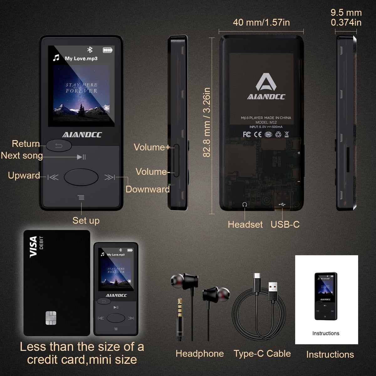 Aiandcc translucent back detail highlighting compact mechanical design and style