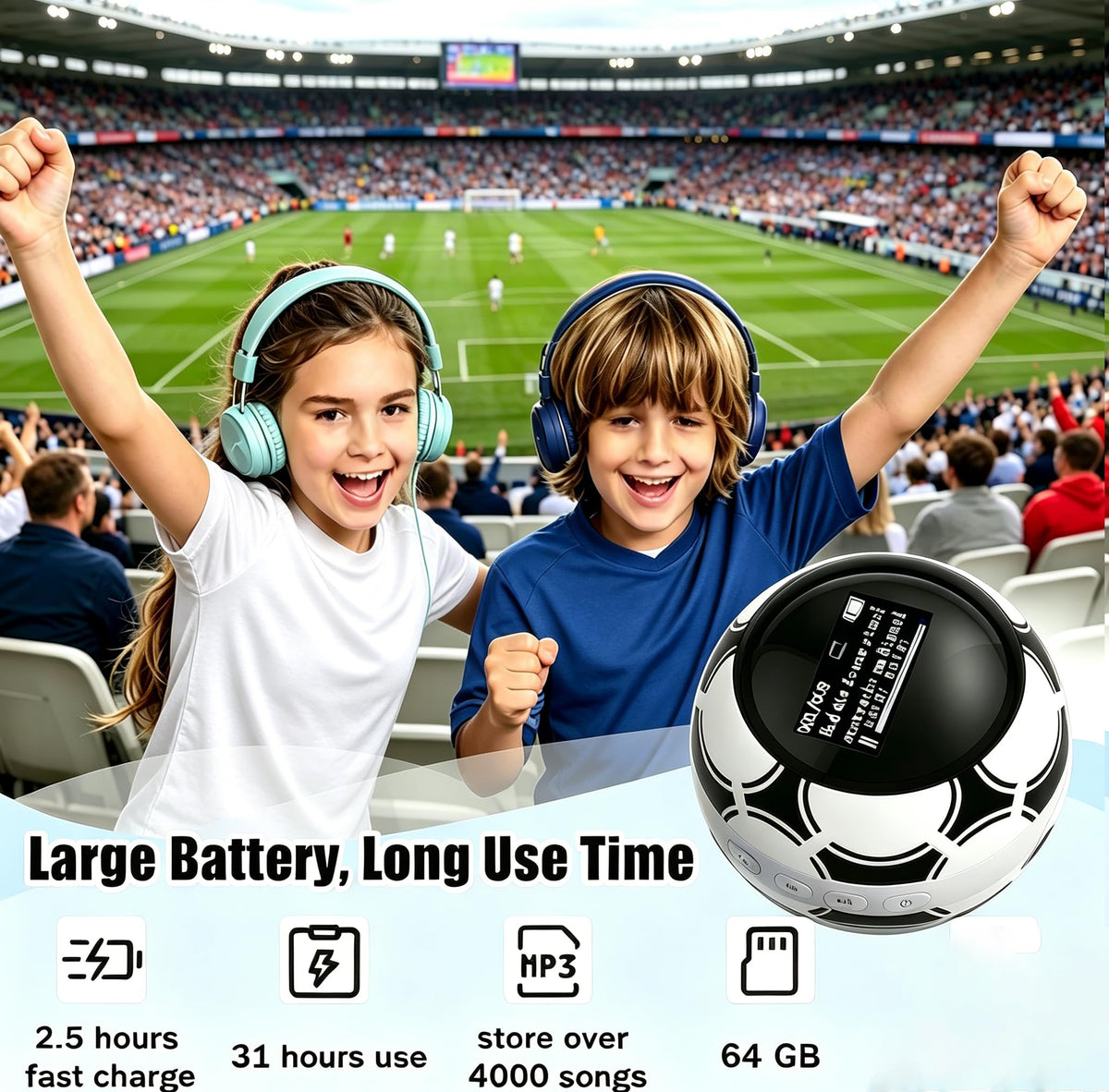 Aiandcc recording function—capture kids' reactions to matches for later enjoyment