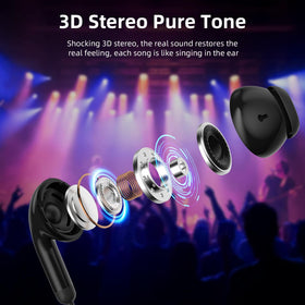 AIAUXAI close-up of earbud housing highlighting comfortable ergonomic design