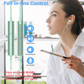 AIAUXAI earbud detail showing semi-in-ear shape for reduced ear pressure