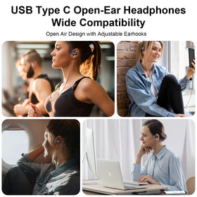 AIAUXAI comfortable over-ear hook fit during sports.
