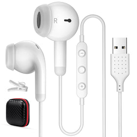 AIAUXAI USB earbuds with compact design for comfortable daily use