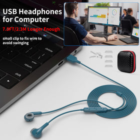 AIAUXAI earphones with inline control for easy mute and volume adjustments.