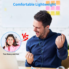 AIAUXAI lightweight headset with comfort-fit design for long work sessions.