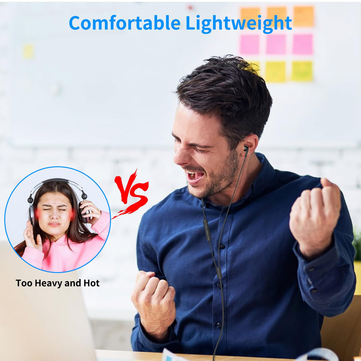 AIAUXAI headset with noise isolation reduces background distractions during meetings