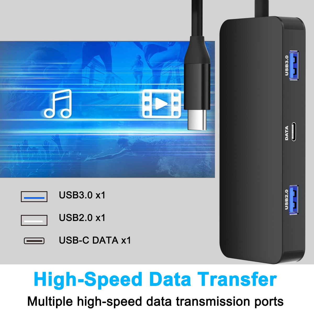 Aibilangose 85W PD charging supports laptop while docked