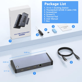 Aibilangose docking kit includes installation tools and accessories